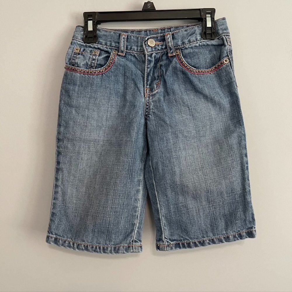 Gymboree Batik Summer 8 Bermuda embroidered shorts
